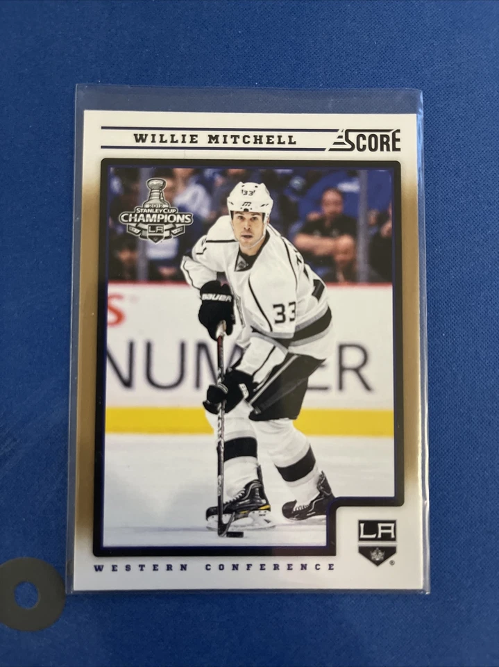 2012-13 Score Gold Rush 235 Willie Mitchell Los Angeles Kings - Image 1 of 2
