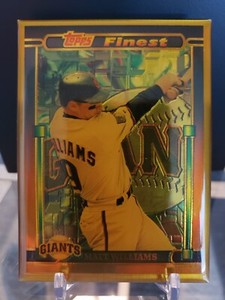 1995 Topps Finest Bronze Heavy Metal #1 Matt Williams Giants Limited Edition 