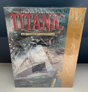 MURDER ON THE TITANIC, A Mystery Party 1000 Piece Jigsaw Puzzle SEALED* - Picture 1 of 4