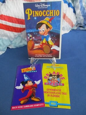 Pinocchio / VHS Erstauflage mit Hologramm und Flyer - Bild 1 von 4