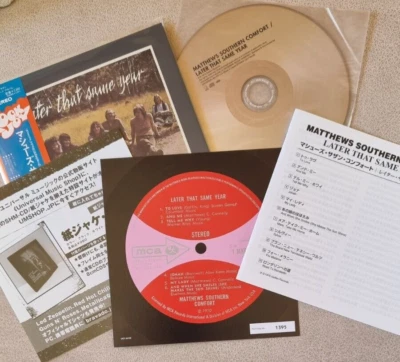 Matthews Southern Comfort - Later That Same Year  Japan Mini LP SHM-CD - Bild 1 von 3