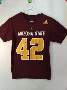 Camiseta Adidas vintage go to tee NCAA ASU #42 PAT TILLMAN PEQUEÑA 32" X 24" SS - Imagen 1 de 4