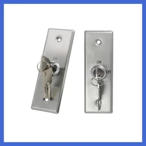 115*40 Stainless Single/Double Pole Emergency Access Control Switch With Key - Picture 1 of 11