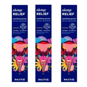 Always RELIEF soothing serum (skin & bikini) Jojoba+Olive oil pack of 3 pieces - Picture 1 of 1