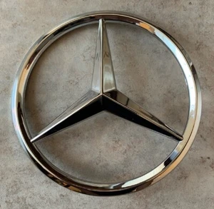 Insignia emblema estrella cromada Mercedes Benz M-B 6,5" (165 mm). Nuevo - Imagen 1 de 4