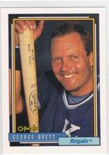 1992 OPC..GEORGE BRETT..CARD # 620..ROYALS..FREE COMBINED SHIPPING