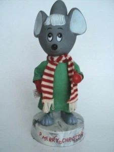 Figura de juguete de plástico Dakin Goofy Grams de colección ratón de Navidad 1971 dibujos animados  - Imagen 1 de 4