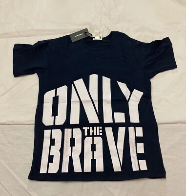 Camiseta Diesel niños talla 6, negra 100 % algodón, manga corta Foto 1 de 3