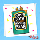 Human Bean 30th Card, Funny Birthday Card, Vegan Cards, 30th Birthday, Her Her