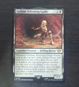 Magic The Gathering LOTR Tales of Middle Earth Gollum, Scheming Guide casi nuevo/m paquete fresco raro - Imagen 1 de 1