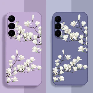Funda Protectora Para Samsung Galaxy A16 A55 A15 A54 A35 S24 S25 Silicona Cover Flores - Imagen 1 de 22