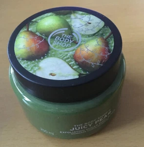 JUICY PEAR (THE BODY SHOP) BODY SCRUB 250ml VERY RARE DISCONTINUED NEW XMAS GIFT - Picture 1 of 3