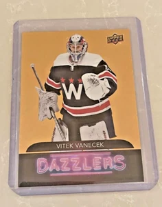 Vitek Vanecek #DZ-148 Rookie 2020-21 UD Extended Series Dazzlers Orange - Picture 1 of 2