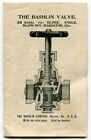 Vintage Advertising Brochure: Bashlin Faucets, Valve +