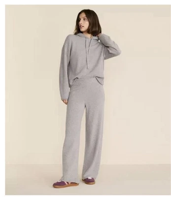 NWT 100% Cashmere Lou & Grey Brand. Wide Leg Pant. Size Large. - Image 1 of 4