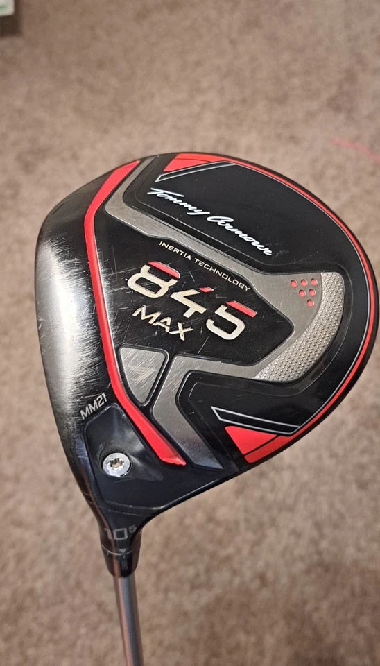 Tommy Armour 845 Max Driver 10.5° Tensei CK Rojo 55g Flexión Regular 45′′ BONITO Foto 1 de 4
