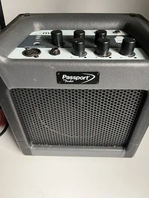 Fender Passport Mini PR 2501 7W Portable Guitar Amplifier Amp PA System Tuner - Image 1 of 4