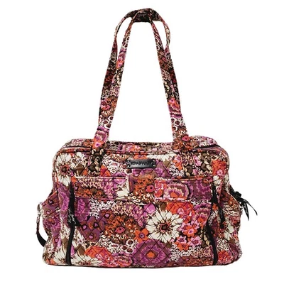 BOLSO VERA BRADLEY PALISANDRO GRANDE PASEO ALREDEDOR BOLSA DE PAÑALES BEBÉ Foto 1 de 4