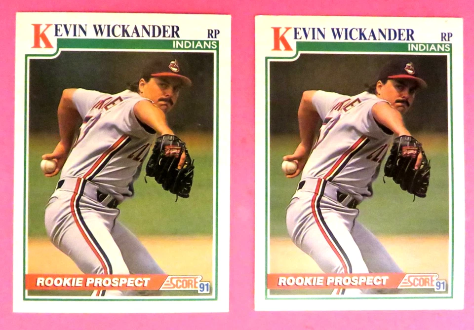 1991 Score "Rookie Prospect" Cleveland Indians - KEVIN WICKANDER (RC) - Image 1 of 1