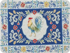 Anti-Fatigue Kitchen Floor Mat (18"x24")(Not PVC Front) MORNING BLOOM ROOSTER,MH - Picture 1 of 3