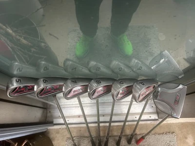 Zevo ZVI Golf Clubs 5,6,7,8,9,PW,putter True Temper steel shafts RH VGC CALLAWAY - Image 1 of 4