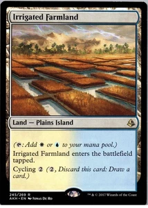 Irrigated Farmland - R - Amonkhet - 245 - NM - Normal - Picture 1 of 2