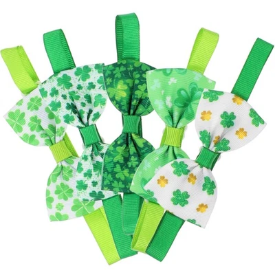 MARKENLOS 5 Pcs Fliege Für Hunde St Patricks Day Hundebögen St. Katzenhalsband