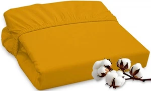 300 Thread Count 100% Long Staple Combed Cotton Fitted Sheet Queen - Super So... - Picture 1 of 9