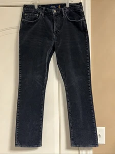 Polo Ralph Lauren Varick Corduroy Pants Men's Size 32 x 30 Great Blue Color! - Picture 1 of 8