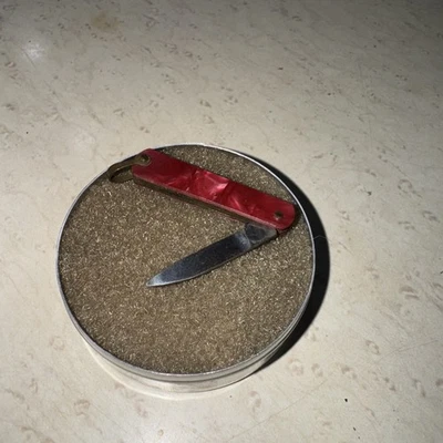 Navaja de Bolsillo con Mango Miniatura de Colección Rara Hecha en Japón Foto 1 de 3