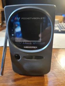 POCKETVISION 27, MEMOREX VHF AND UHF RAIDIO AS IS PARTS ONLY - Picture 1 of 3