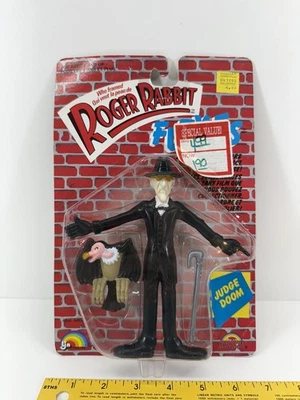 Figura de acción de colección 1988 LJN Toys Who Framed Roger Rabbit Flexies Judge Doom  Foto 1 de 2