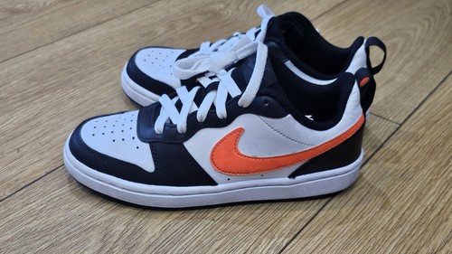 Scarpe da ginnastica Nike Court Borough Low 2 GS bianche UK 3 **Pre loved **