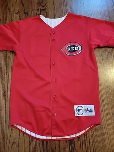 Majestic Cincinnati Reds Jersey Baseball MLB Youth Size XL Reversible Boys  - Picture 1 of 8