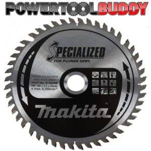 Genuine B-09298 Makita Plunge Saw Blade 165mmx20mmx48T For SP6000 Fine Cut - Picture 1 of 3