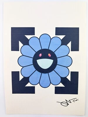 TAKASHI MURAKAMI Original Vintage Art Print Lithograph Signed Limited with COA - Image 1 of 3