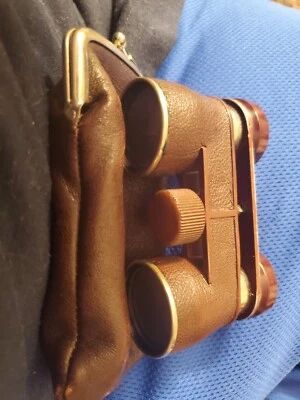 Vintage German Rathenow Rukett Opera Binoculars With Case - Image 1 of 2