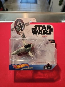 Hot Wheels Star Wars Starships Boba Fett Starship 2019 Die Cast Ship Vehicle NEW - Picture 1 of 12