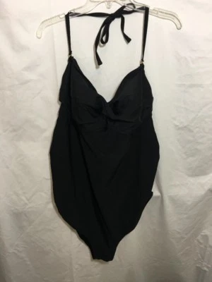 Traje de baño de maternidad Liz Lange talla XXL negro de una pieza B17*H Foto 1 de 4