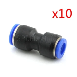 10 Pcs 12mm to 10mm Air Pneumatic Pipe Quick Release Connector Coupler Fitting - Picture 1 of 4