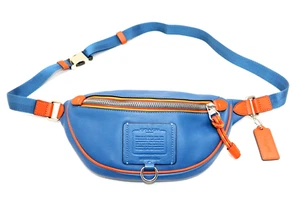 Coach Men's Blue Restored Rivington Belt Bag - Picture 1 of 23
