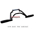 KTM DUKE390 Subcage For Stunt Bike Foot Step Pegs Motorcycle Subcage Black Parts