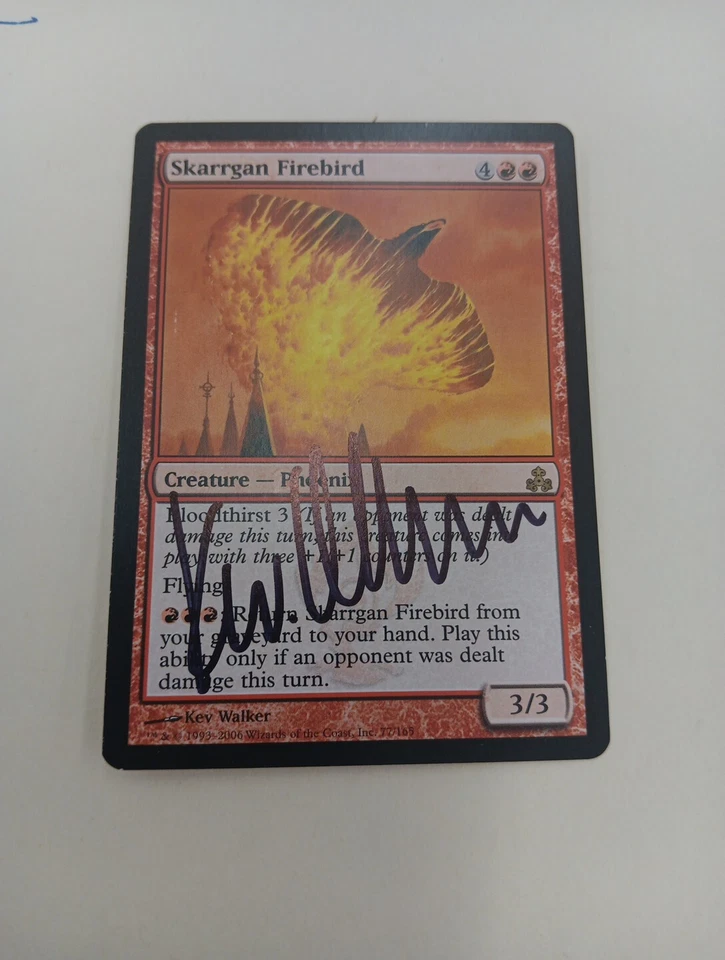 Skarrgan Firebird ARTIST PROOF Guild Pact Signed by Kev Walker MTG Magic - Image 1 of 1