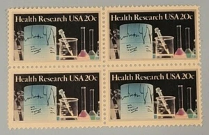 SCOTT # 2087 Health Research Issue United States U.S. Stamps MNH - Block of 4 - Picture 1 of 1