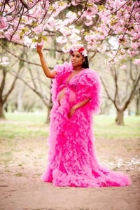Maternity gown for photoshoots, baby shower. - Picture 1 of 3