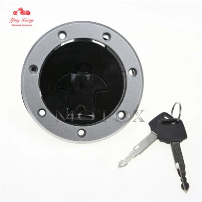 Fit For Kawasaki Ninja ZX6R 7R 9R ZX600 Fuel Gas Tank Cap Cover Lock Key - Image 1 of 3