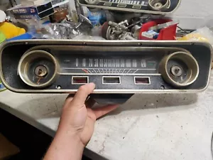 OEM Ford 1965 Mustang Dash Instrument Cluster Speedometer Gauges 1 - Foto 1 di 16