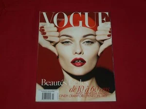 2008 NOVEMBER VOGUE PARIS MAGAZINE - VANESSA PARADIS COVER - FASHION - RC 210 - Picture 1 of 3