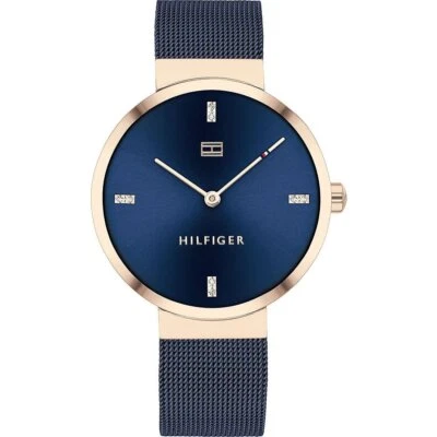 Womens Wristwatch TOMMY HILFIGER LIBERTY 1782219 Stainless Steel Blue Gold Rose - image 1 of 3