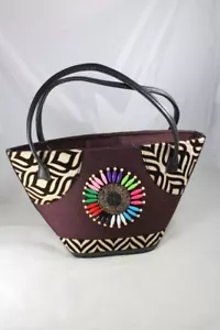 Natural Handmade Madagascar Raffia Handbag Shopper Tote Bag 1 Free Post - Picture 1 of 5